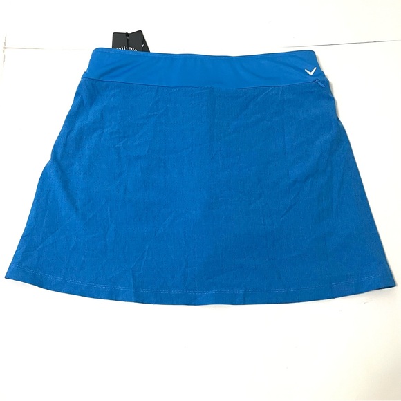 Callaway Golf Opti Dri Stretch Truesculpt Ibiza Blue Split Skort w Pockets Sz S - Picture 6 of 13